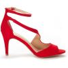 image:imageDREAM PAIRS Womens NILE Fashion Stilettos Open Toe Pump Heel SandalsRed
