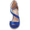 image:imageDREAM PAIRS Womens NILE Fashion Stilettos Open Toe Pump Heel SandalsRoyal Blue Satin