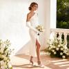 image:imageDREAM PAIRS Womens NILE Fashion Stilettos Open Toe Pump Heel SandalsWhite Satin
