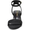 image:imageDREAM PAIRS Womens Open Toe Ankle Strap Low Block Chunky Heels Sandals Party Dress Pumps ShoesBlackGlitter