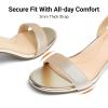 image:imageDREAM PAIRS Womens Open Toe Ankle Strap Low Block Chunky Heels Sandals Party Dress Pumps ShoesGoldGlitter