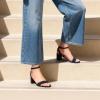 image:imageDREAM PAIRS Womens Open Toe Ankle Strap Low Block Chunky Heels Sandals Party Dress Pumps ShoesNavySuede