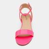 image:imageDREAM PAIRS Womens Open Toe Ankle Strap Low Block Chunky Heels Sandals Party Dress Pumps ShoesNeonPinkPu