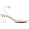 image:imageDREAM PAIRS Womens Open Toe Ankle Strap Low Block Chunky Heels Sandals Party Dress Pumps ShoesNudeClear
