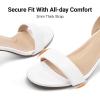 image:imageDREAM PAIRS Womens Open Toe Ankle Strap Low Block Chunky Heels Sandals Party Dress Pumps ShoesWhitePu