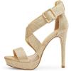 image:imageDREAM PAIRS Womens Open Toe High Stilettos Platform Party Pump Heel Sandals Charlotte