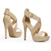 image:imageDREAM PAIRS Womens Open Toe High Stilettos Platform Party Pump Heel Sandals Charlotte
