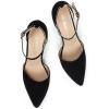 image:imageDREAM PAIRS Womens OppointedLacey Pointed Toe Ankle Strap High Heel Stiletto Pumps Wedding Dress ShoesBlackNubuck
