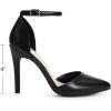image:imageDREAM PAIRS Womens OppointedLacey Pointed Toe Ankle Strap High Heel Stiletto Pumps Wedding Dress ShoesBlackpu