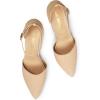 image:imageDREAM PAIRS Womens OppointedLacey Pointed Toe Ankle Strap High Heel Stiletto Pumps Wedding Dress ShoesNudeNubuck