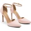 image:imageDREAM PAIRS Womens OppointedLacey Pointed Toe Ankle Strap High Heel Stiletto Pumps Wedding Dress ShoesPink