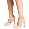 image:imageDREAM PAIRS Womens OppointedLacey Pointed Toe Ankle Strap High Heel Stiletto Pumps Wedding Dress ShoesPink