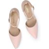 image:imageDREAM PAIRS Womens OppointedLacey Pointed Toe Ankle Strap High Heel Stiletto Pumps Wedding Dress ShoesPink