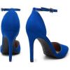 image:imageDREAM PAIRS Womens OppointedLacey Pointed Toe Ankle Strap High Heel Stiletto Pumps Wedding Dress ShoesRoyalBlue