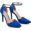image:imageDREAM PAIRS Womens OppointedLacey Pointed Toe Ankle Strap High Heel Stiletto Pumps Wedding Dress ShoesRoyalBlue