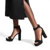 image:imageDREAM PAIRS Womens Platform Heel Sandals Open Toe Ankle Strap Heel Fashion Wedding Party Dress Sandals ShoesBlackNubuck