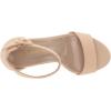 image:imageDREAM PAIRS Womens Platform Heel Sandals Open Toe Ankle Strap Heel Fashion Wedding Party Dress Sandals ShoesNudeNubuck