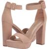image:imageDREAM PAIRS Womens Platform Heel Sandals Open Toe Ankle Strap Heel Fashion Wedding Party Dress Sandals ShoesNudeSuede