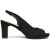 image:imageDREAM PAIRS Womens Sexy High Chunky Heels Peep Toe Platform Block Slingback Dress Pumps ShoesBlackSuede