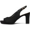 image:imageDREAM PAIRS Womens Sexy High Chunky Heels Peep Toe Platform Block Slingback Dress Pumps ShoesBlackSuede