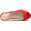 image:imageDREAM PAIRS Womens Sexy High Chunky Heels Peep Toe Platform Block Slingback Dress Pumps ShoesRedSuede