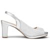 image:imageDREAM PAIRS Womens Sexy High Chunky Heels Peep Toe Platform Block Slingback Dress Pumps ShoesSilver