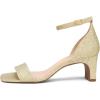 image:imageDREAM PAIRS Womens Square Toe Low Block Chunky Heels Open Toe Ankle Strap Dress Pump Shoes