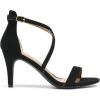 image:imageDREAM PAIRS Womens Strappy Stiletto High Heels Open Toe Rhinestone Wedding Dress Shoes Sparkly SandalsBlackNubuck