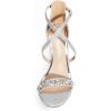 image:imageDREAM PAIRS Womens Strappy Stiletto High Heels Open Toe Rhinestone Wedding Dress Shoes Sparkly SandalsSilverrhinestone