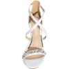 image:imageDREAM PAIRS Womens Strappy Stiletto High Heels Open Toe Rhinestone Wedding Dress Shoes Sparkly SandalsWhiterhinestone