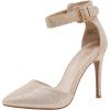image:imageDREAM PAIRS OppointedAnkle Womens Pointed Toe Ankle Strap DOrsay High Heel Stiletto Pumps Shoes