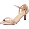 image:imageDREAM PAIRS Womens Lexii Fashion Stilettos Open Toe Pump Heel SandalsBlush Pat