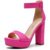 Hot Pink-suede