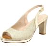 image:imageDREAM PAIRS Womens Sexy High Chunky Heels Peep Toe Platform Block Slingback Dress Pumps ShoesGold