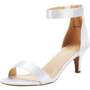 image:imageDREAM PAIRS Womens Fiona Fashion Stilettos Open Toe Pump Heeled SandalsWhite