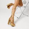 image:imageDREAM PAIRS High Heels Chunky Block Platform Heels for Women Strappy Gladiator Sexy Open Toe Heels Dressy Pumps SandalsGold