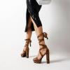 image:imageDREAM PAIRS High Heels Chunky Block Platform Heels for Women Strappy Gladiator Sexy Open Toe Heels Dressy Pumps SandalsLeopard