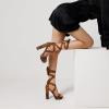 image:imageDREAM PAIRS High Heels Chunky Block Platform Heels for Women Strappy Gladiator Sexy Open Toe Heels Dressy Pumps SandalsLeopard