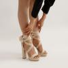 image:imageDREAM PAIRS High Heels Chunky Block Platform Heels for Women Strappy Gladiator Sexy Open Toe Heels Dressy Pumps SandalsNude