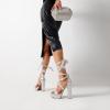 image:imageDREAM PAIRS High Heels Chunky Block Platform Heels for Women Strappy Gladiator Sexy Open Toe Heels Dressy Pumps SandalsSilver