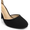 image:imageDREAM PAIRS Womens High Heel Ankle Strap Closed Toe Chunky Wedding Pumps ShoesBlackSuede