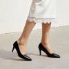 image:imageDREAM PAIRS Womens High Stiletto Heels Closed Pointed Toe Dress Pumps Shoes for Wedding Work Office Business 3 InchesBlackpu