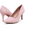 image:imageDREAM PAIRS Womens High Stiletto Heels Closed Pointed Toe Dress Pumps Shoes for Wedding Work Office Business 3 InchesPink