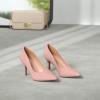 image:imageDREAM PAIRS Womens High Stiletto Heels Closed Pointed Toe Dress Pumps Shoes for Wedding Work Office Business 3 InchesPinkpat