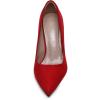 image:imageDREAM PAIRS Womens High Stiletto Heels Closed Pointed Toe Dress Pumps Shoes for Wedding Work Office Business 3 InchesRedSuede