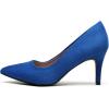image:imageDREAM PAIRS Womens High Stiletto Heels Closed Pointed Toe Dress Pumps Shoes for Wedding Work Office Business 3 InchesRoyalBlue