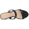 image:imageDREAM PAIRS Womens Two Strap Open Toe Low Block Chunky Heels Sandals Dress Pumps Casual Summer Mules ShoesBlackPu