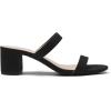 image:imageDREAM PAIRS Womens Two Strap Open Toe Low Block Chunky Heels Sandals Dress Pumps Casual Summer Mules ShoesBlacknubuck