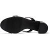 image:imageDREAM PAIRS Womens Two Strap Open Toe Low Block Chunky Heels Sandals Dress Pumps Casual Summer Mules ShoesBlackstone