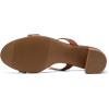 image:imageDREAM PAIRS Womens Two Strap Open Toe Low Block Chunky Heels Sandals Dress Pumps Casual Summer Mules ShoesToffee